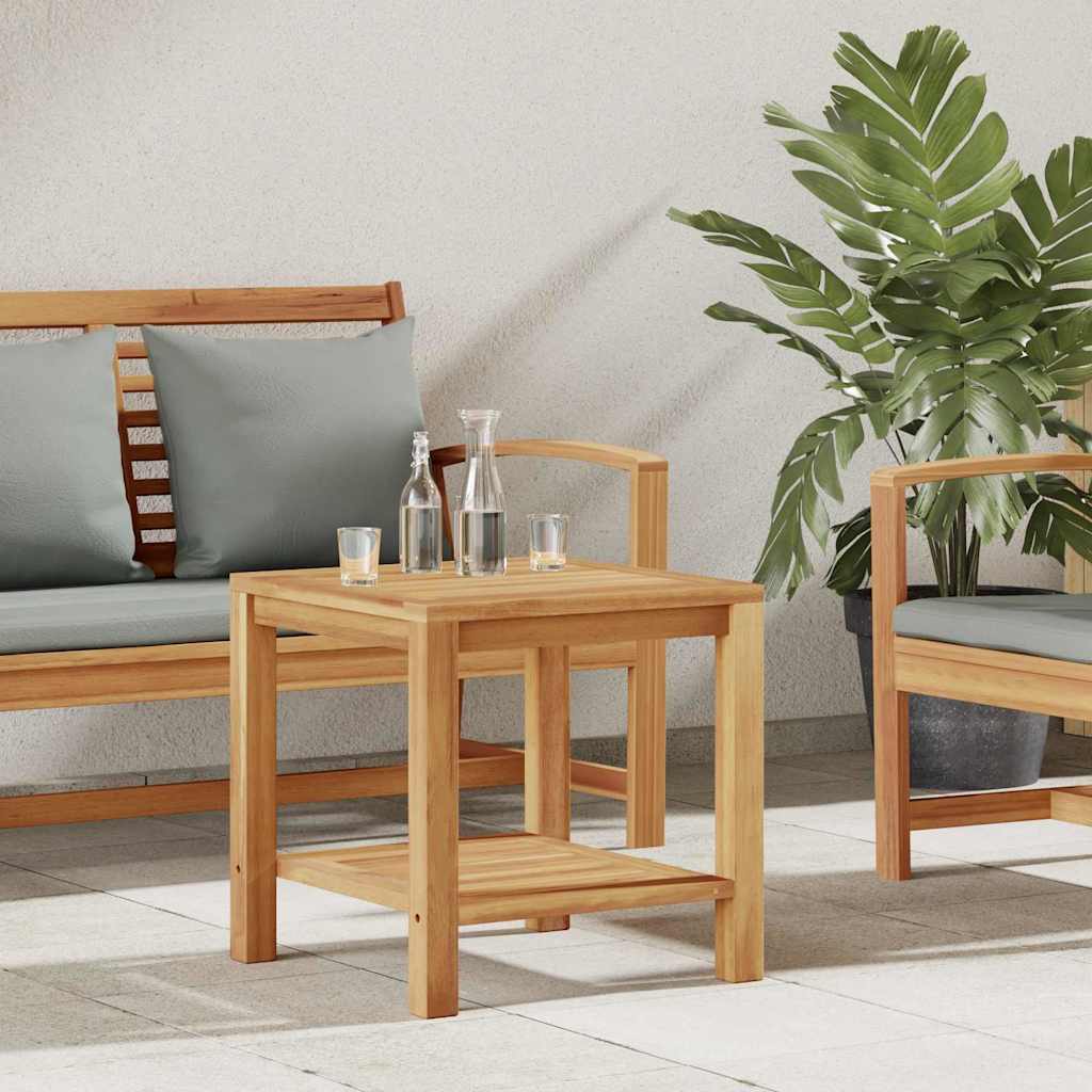 vidaXL Table basse Marron 45 x 45 x 45 cm Bois de teck solide
