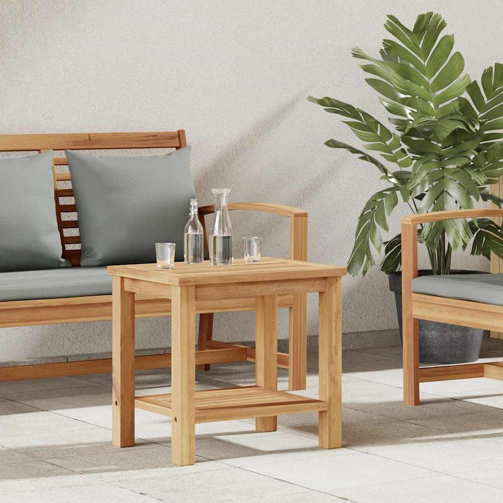 vidaXL Table basse Marron 50 x 35 x 45 cm Bois de teck solide