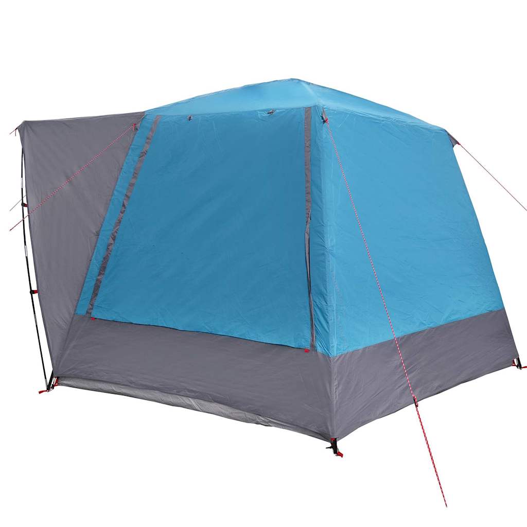 vidaXL Tente de camping Bleu 420 x 420 x 227 cm Polyester - Image 5