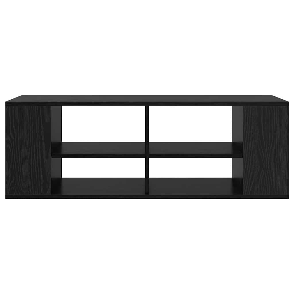vidaXL Meuble TV mural Chêne noir 102 x 35 x 35 cm Bois d'ingénierie - Image 5