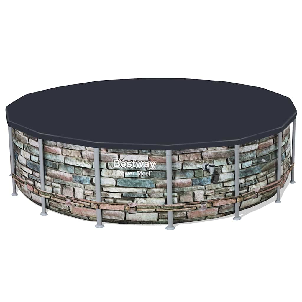 Bestway Couverture de piscine Flowclear 488 cm - Image 3