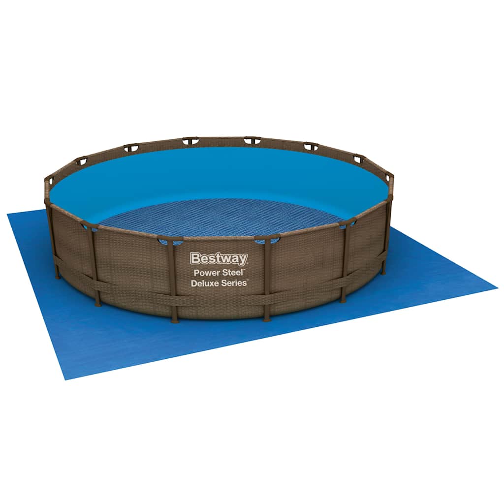 Bestway Tapis de sol pour piscine Flowclear 488x488 cm - Image 3