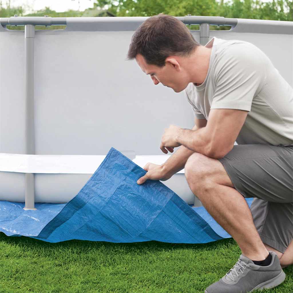 Bestway Tapis de sol pour piscine Flowclear 488x488 cm - Image 5