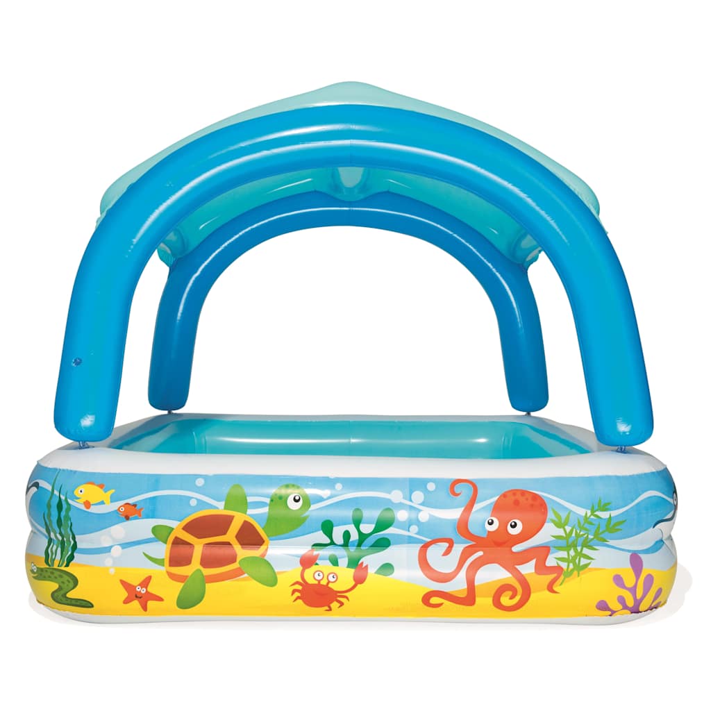 Bestway Piscine de jeu avec auvent bleu 140x140x114 cm 52192 - Image 4