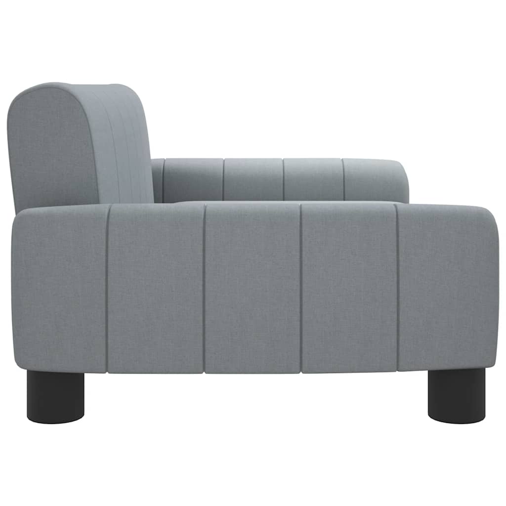 vidaXL Lit pour chien gris clair 70x45x30 cm tissu - Image 4