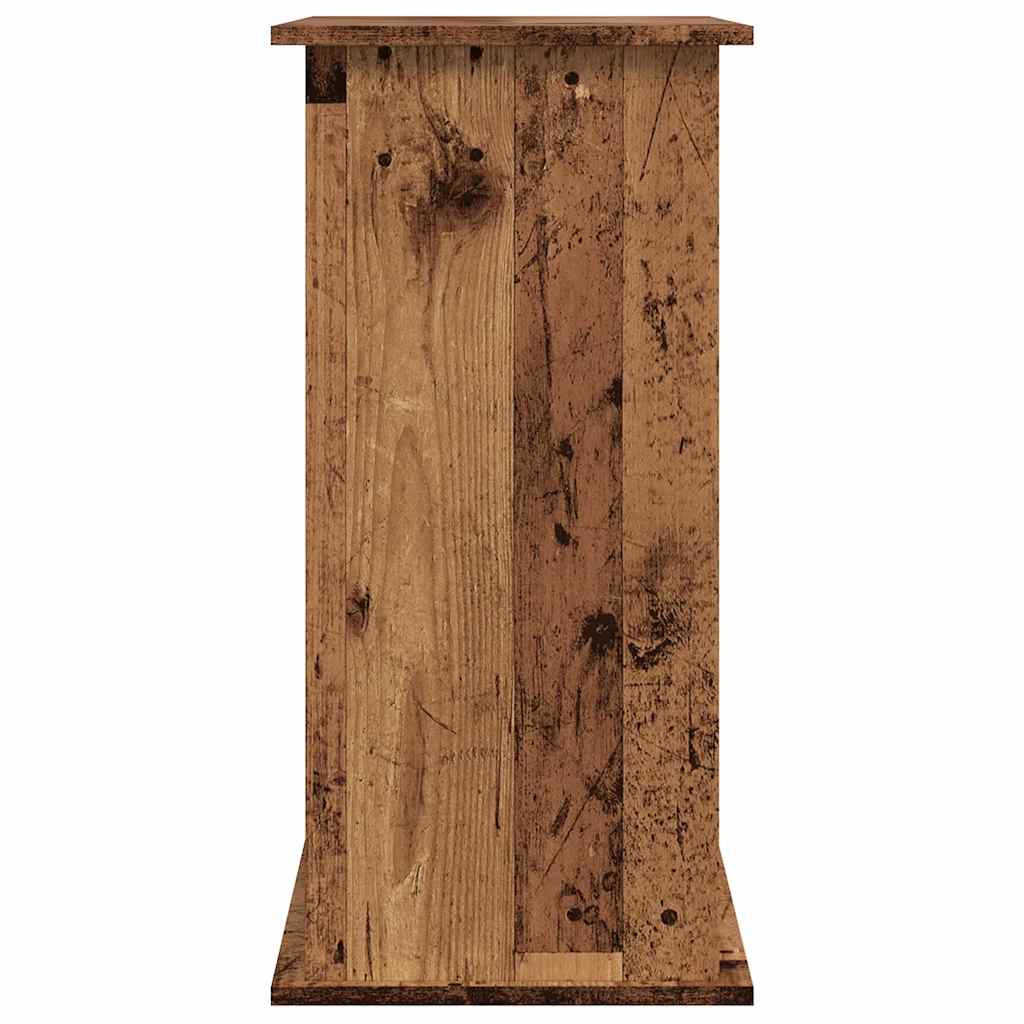 vidaXL Support pour aquarium vieux bois 81x36x73 cm bois d'ingénierie - Image 5