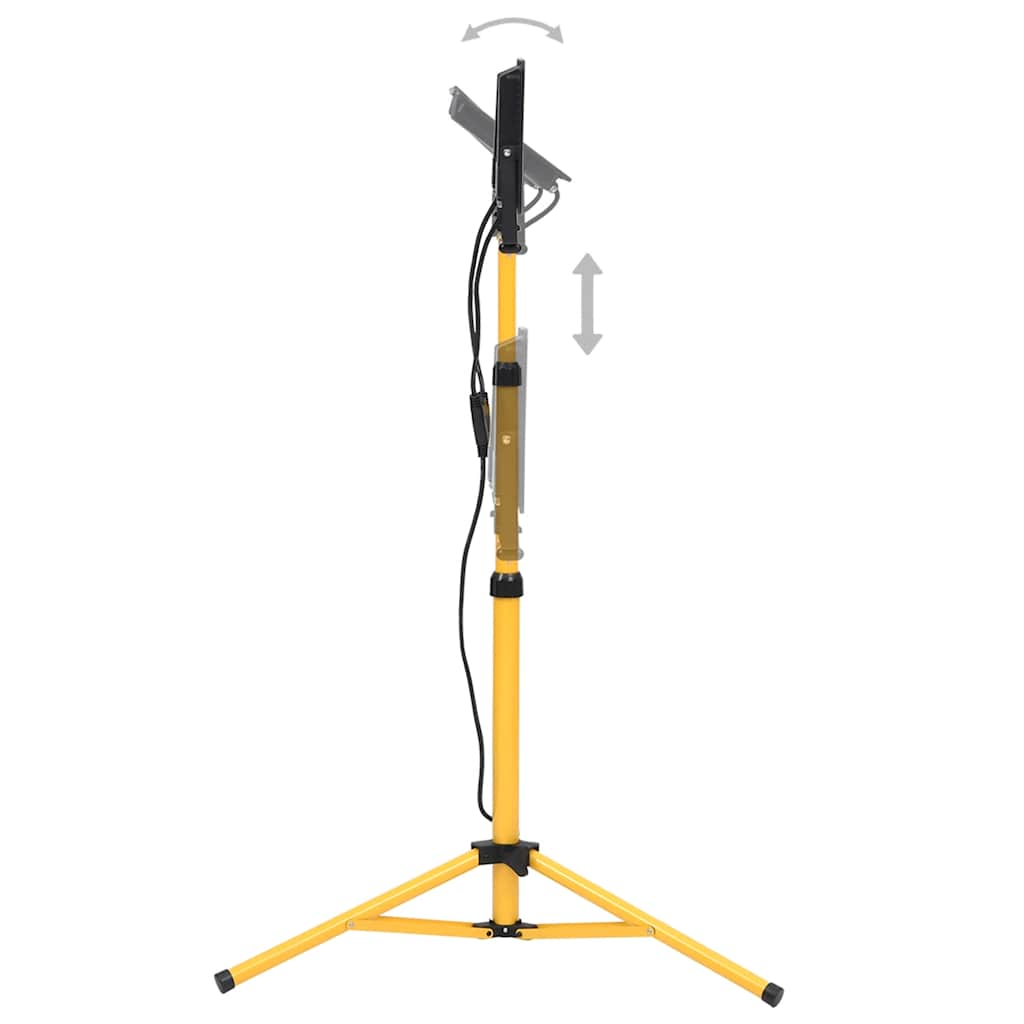 vidaXL Projecteur à LED avec trépied 2x100 W Blanc chaud - Image 3