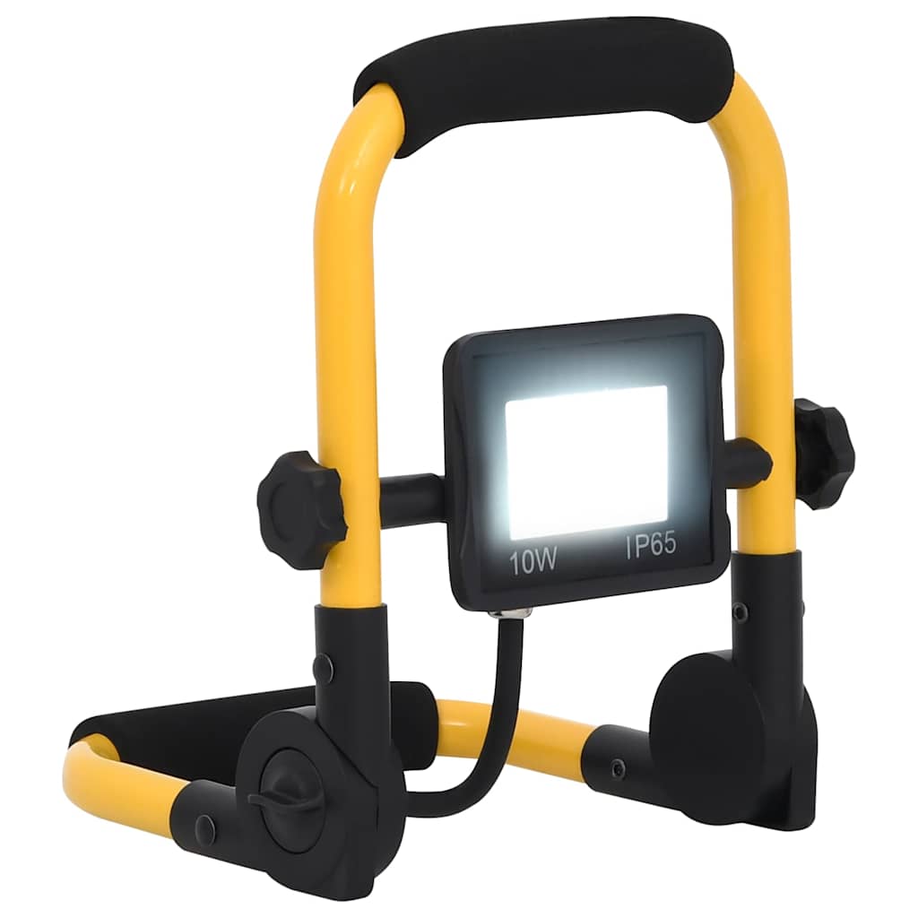 vidaXL Projecteur à LED avec poignée 10 W Blanc froid