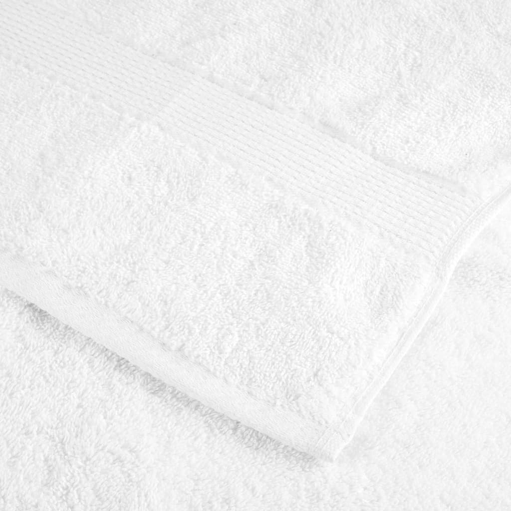 vidaXL Serviettes de sauna de qualité supérieure SOLUND 25 pcs blanc - Image 6