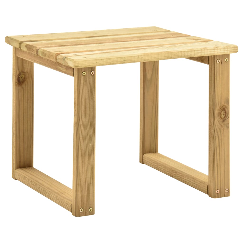 vidaXL Table de transat 30x30x26 cm Bois de pin imprégné
