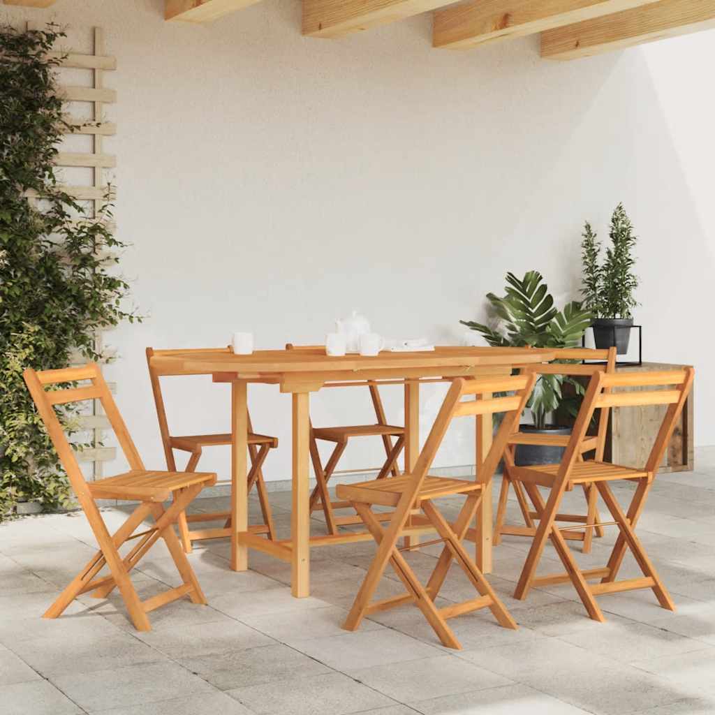 vidaXL Table extensible de jardin 110-160x80x75 cm bois de teck solide