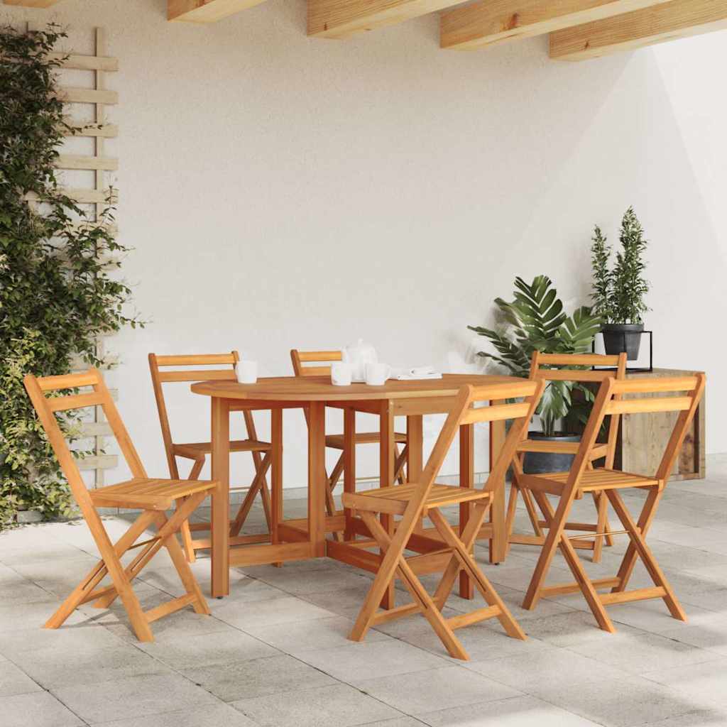 vidaXL Table de jardin 130x90x72 cm Bois d'acacia massif