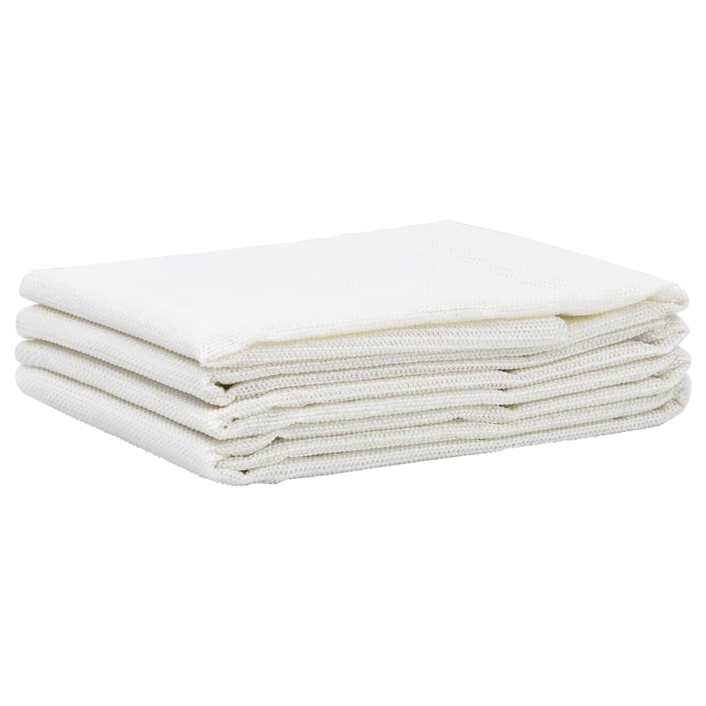 vidaXL Tapis de tente 100x500 cm Blanc - Image 3