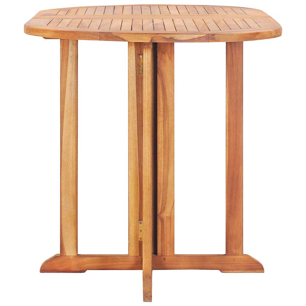 vidaXL Table pliable de jardin papillon 120x70x75 cm Bois teck solide - Image 5