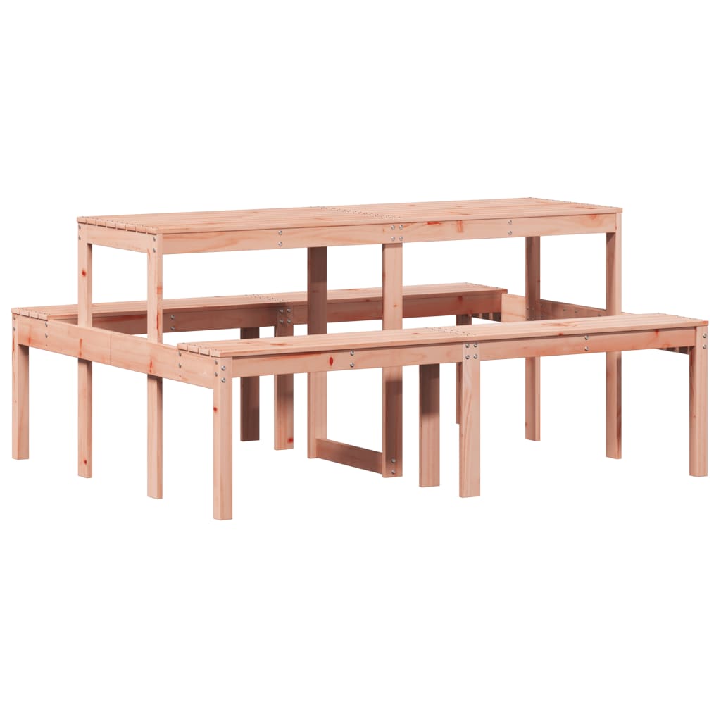 vidaXL Table de pique-nique 160x134x75 cm bois massif de douglas - Image 6