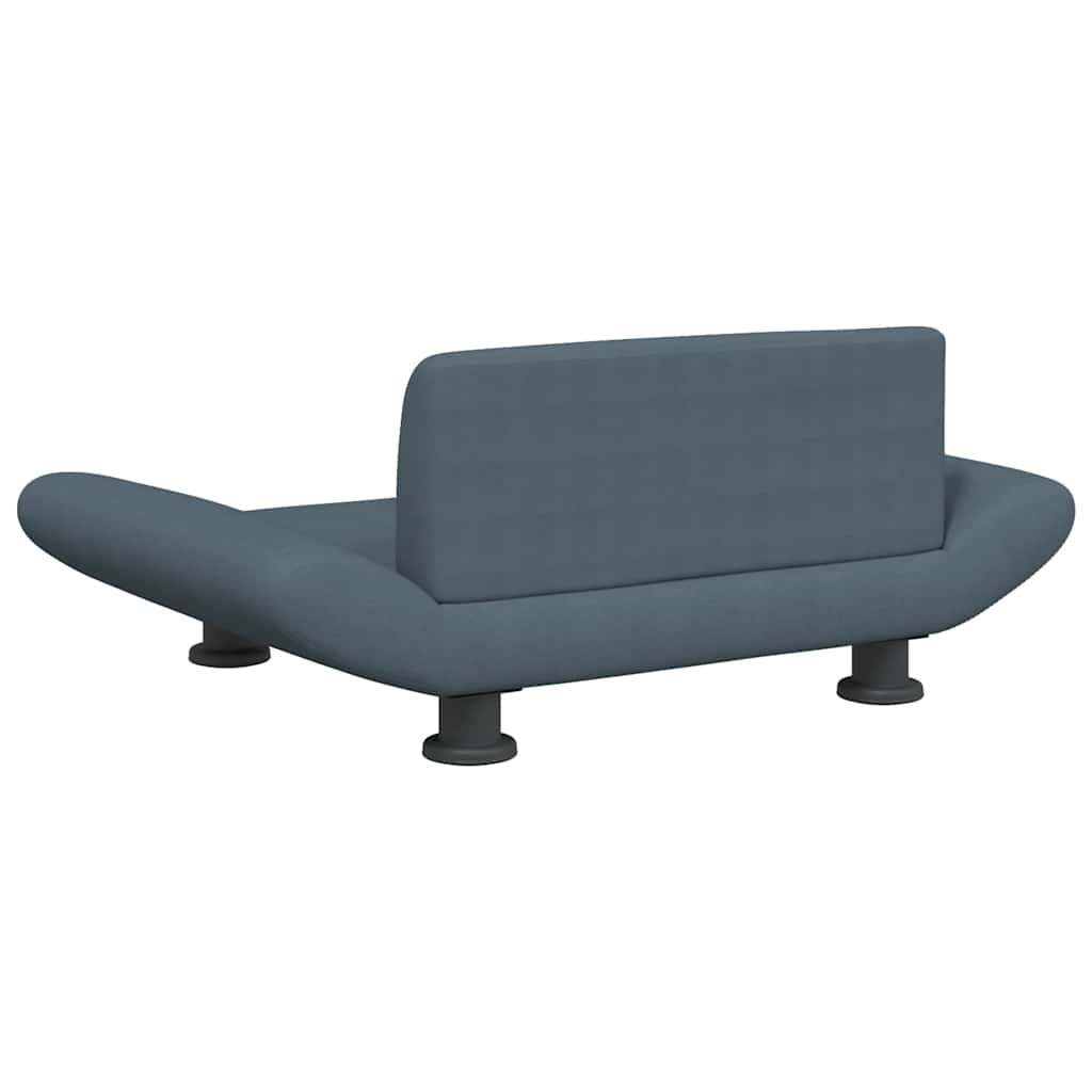 vidaXL Lit pour chien gris foncé 70x45x28 cm tissu - Image 5
