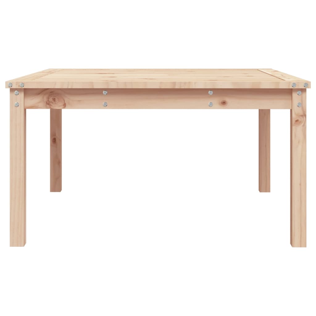 vidaXL Table de jardin 82,5x82,5x45 cm bois massif de pin - Image 6