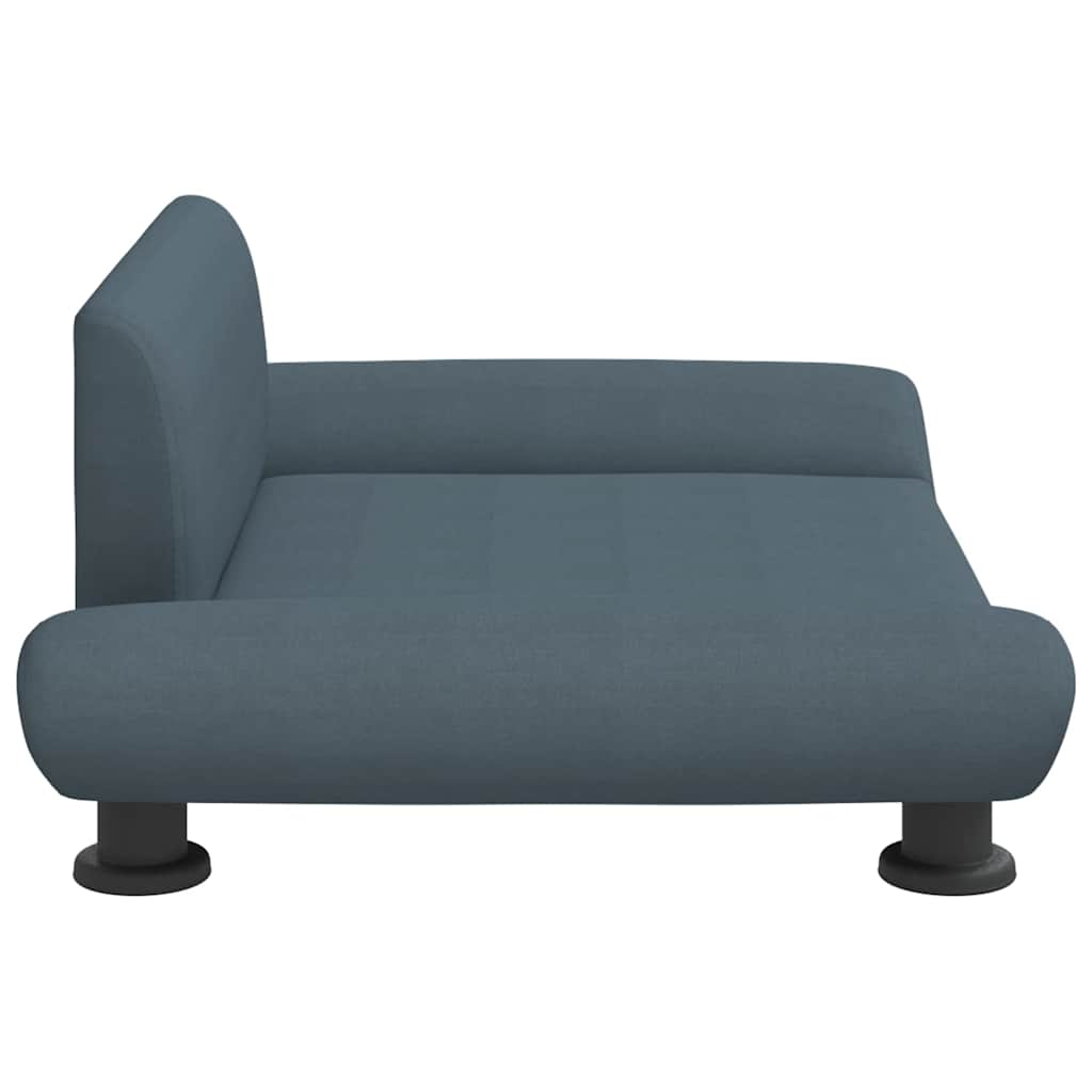 vidaXL Lit pour chien gris foncé 70x45x28 cm tissu - Image 4