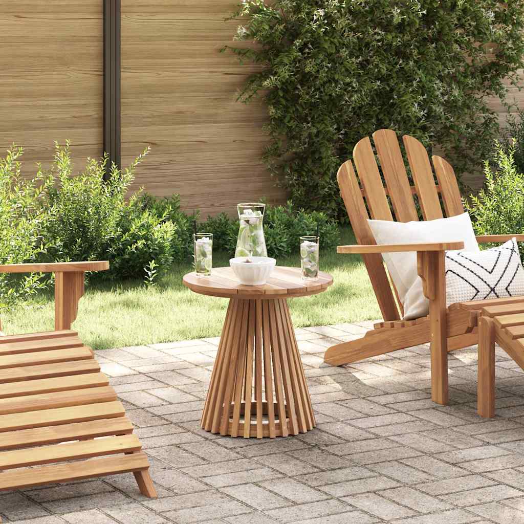 vidaXL Table de jardin d'appoint Marron 50 x 50 x 49,5 cm