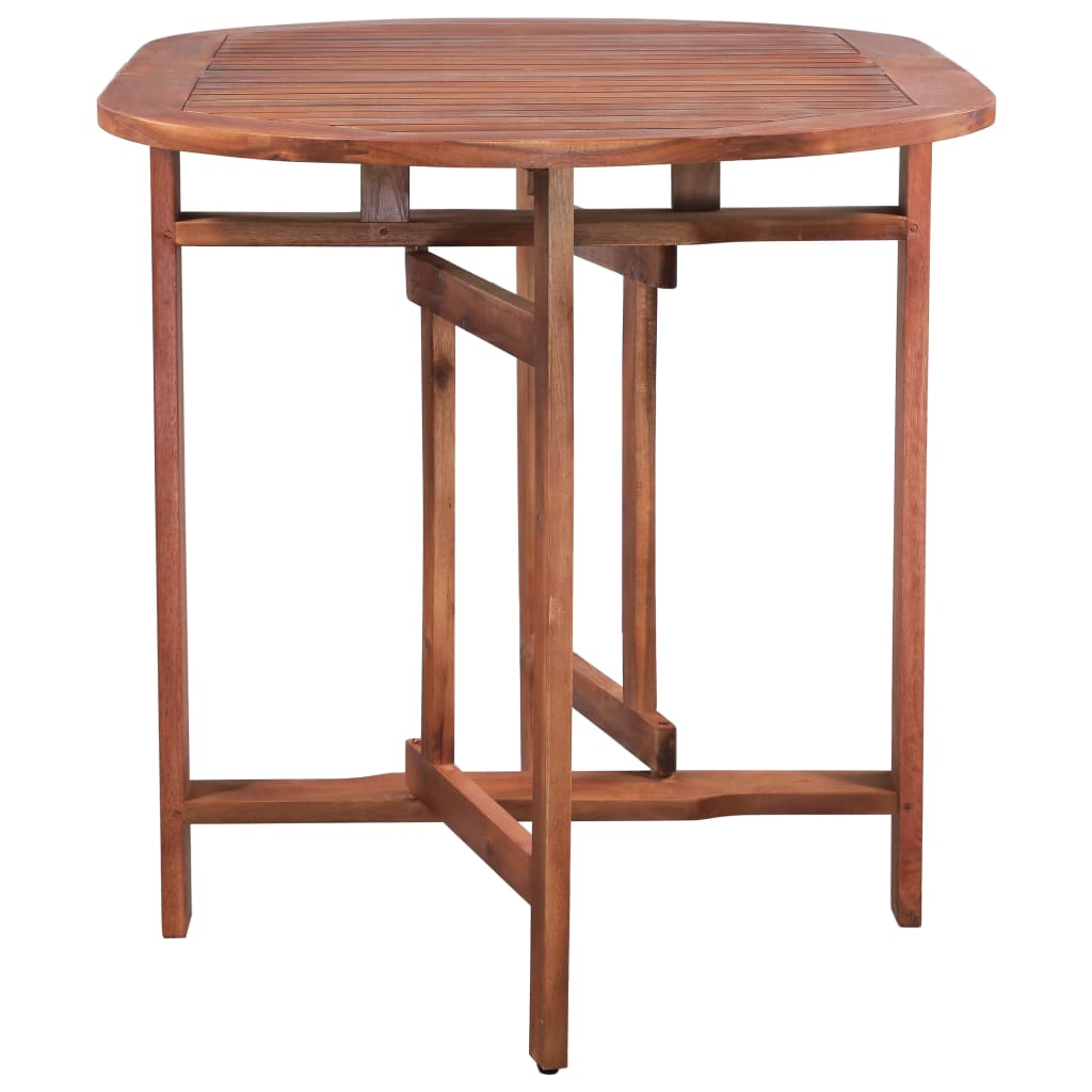 vidaXL Table de jardin 120x70x74 cm Bois d'acacia massif - Image 4