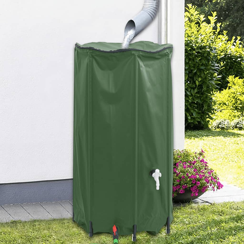 vidaXL Réservoir d'eau avec robinet pliable 380 L PVC