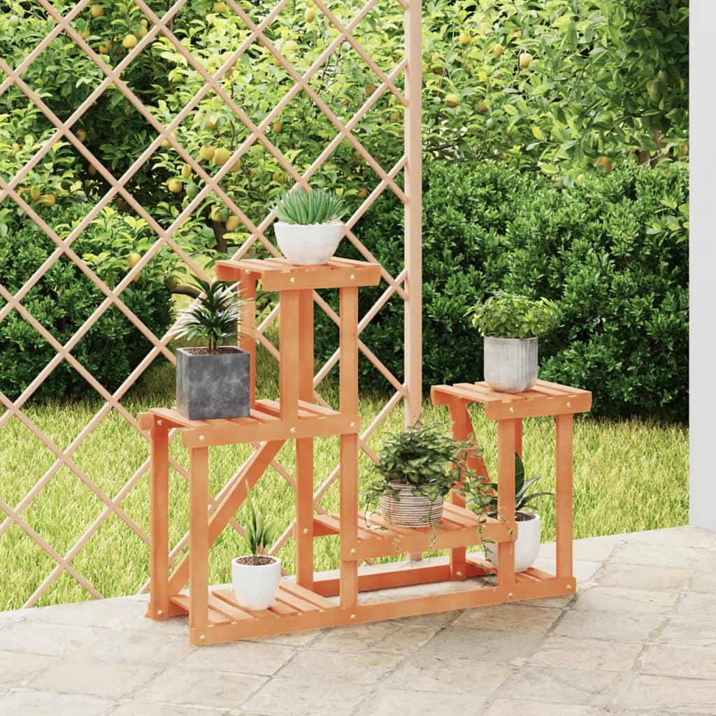vidaXL Support à fleurs 90x25x73,5 cm bois massif de sapin
