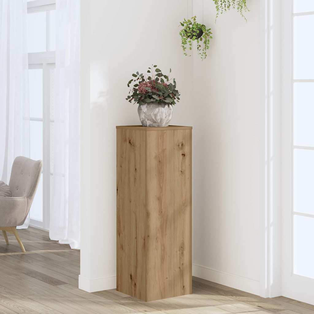 vidaXL Support pour plantes 33x33x100 cm bois d'ingénierie