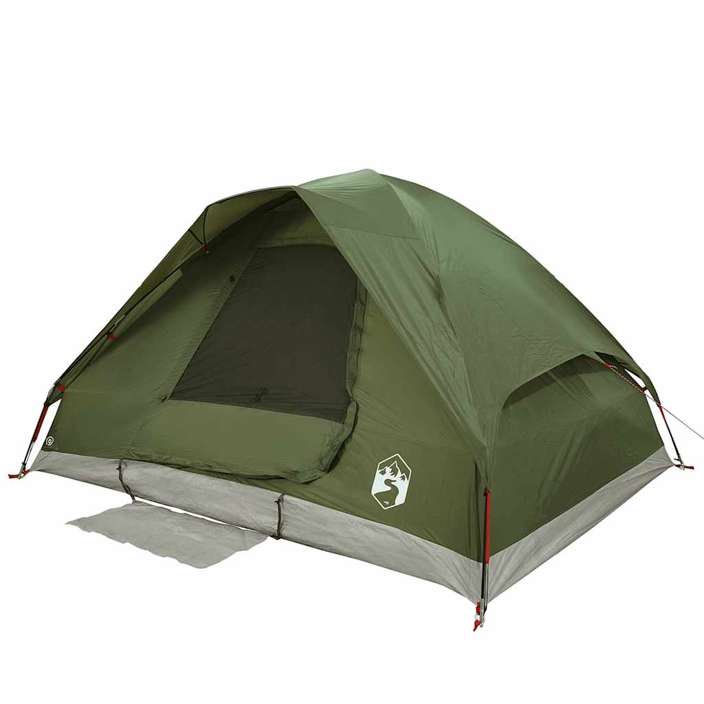 vidaXL Tente familiale à dôme 6 personnes vert olive imperméable - Image 5