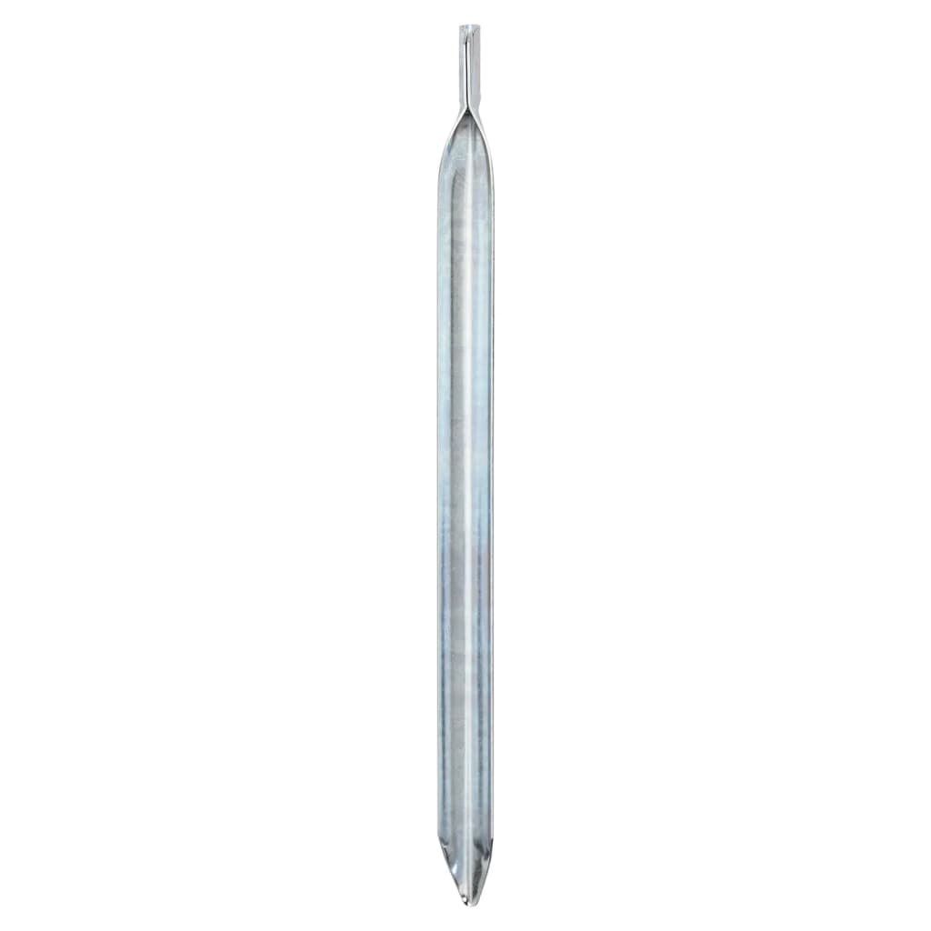 vidaXL Piquets de tente 24 pcs forme de V 29,5cm Ø20mm acier galvanisé - Image 4