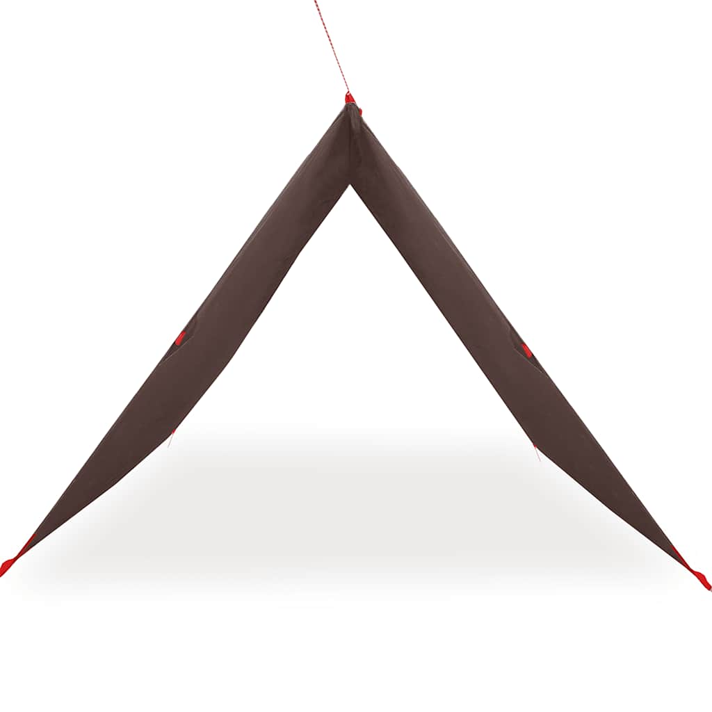 vidaXL Bâche de camping marron 366x306 cm imperméable - Image 4