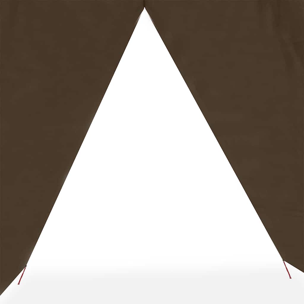 vidaXL Bâche de camping marron 366x306 cm imperméable - Image 6