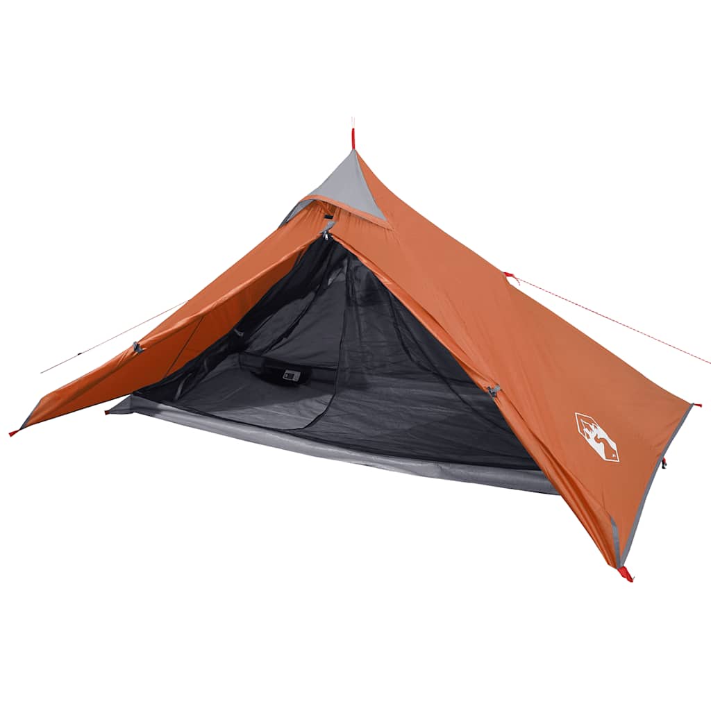 vidaXL Tente suspendue tipi 1 personne orange imperméable - Image 6