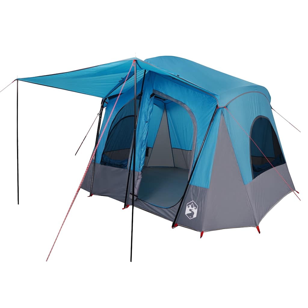 vidaXL Tente de camping de cabine 5 personnes bleu imperméable - Image 3