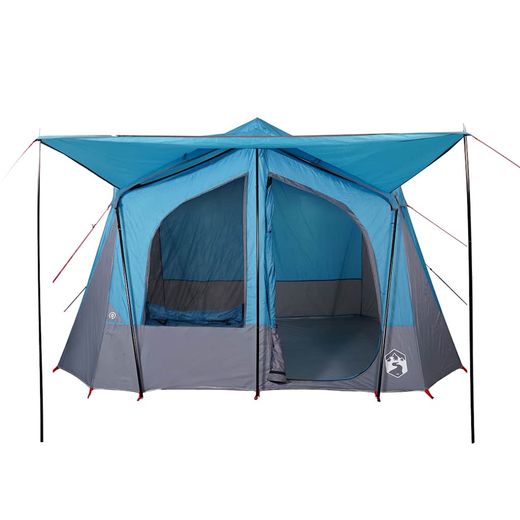 vidaXL Tente de camping de cabine 5 personnes bleu imperméable - Image 5