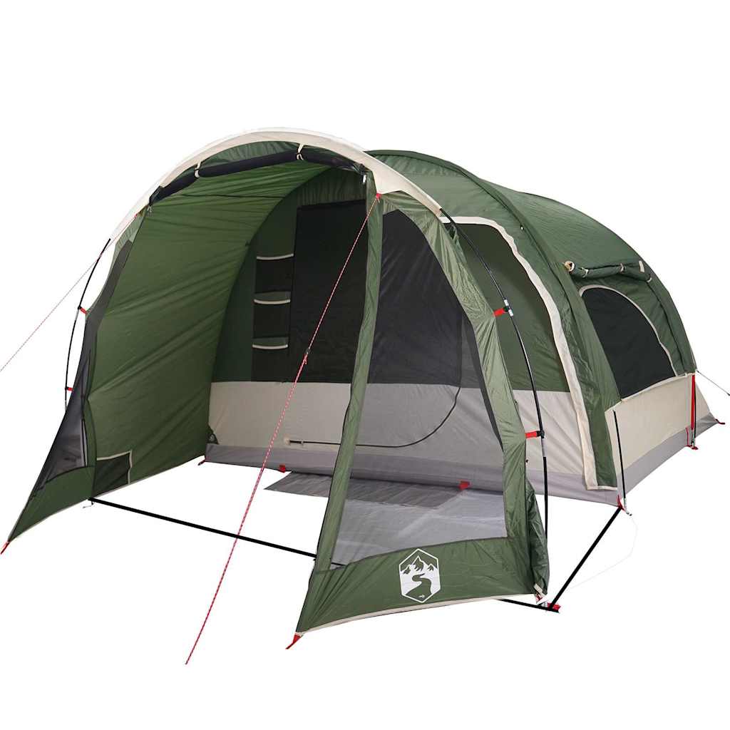 vidaXL Tente familiale 6 personnes vert imperméable - Image 3