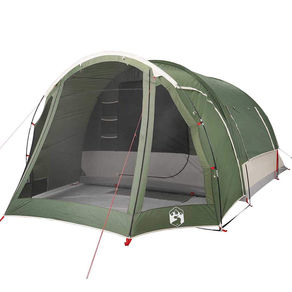 vidaXL Tente familiale 6 personnes vert imperméable - Image 5
