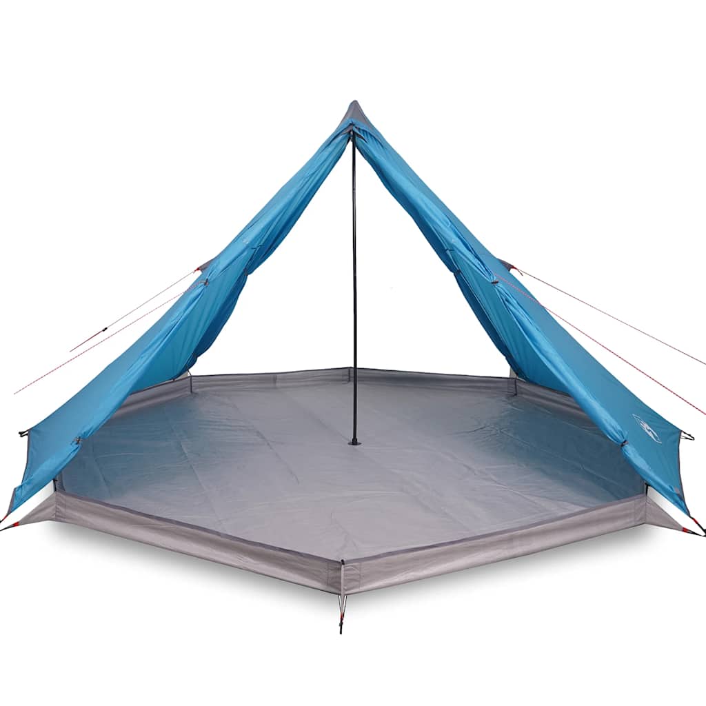 vidaXL Tente familiale tipi 8 personnes bleu imperméable - Image 4