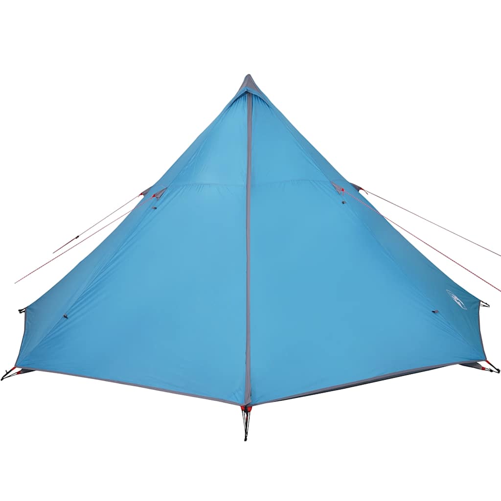 vidaXL Tente familiale tipi 8 personnes bleu imperméable - Image 6