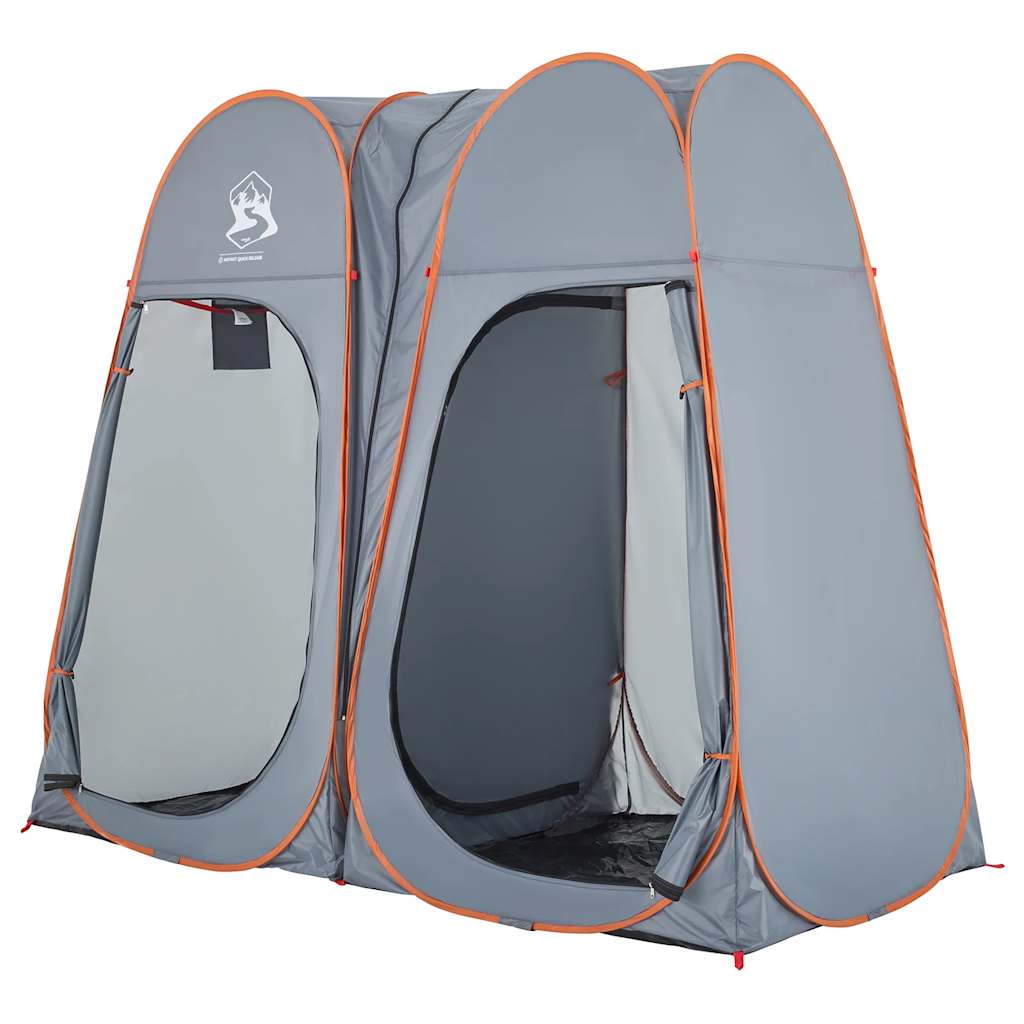 vidaXL Tente d'intimité gris et orange escamotable imperméable - Image 3