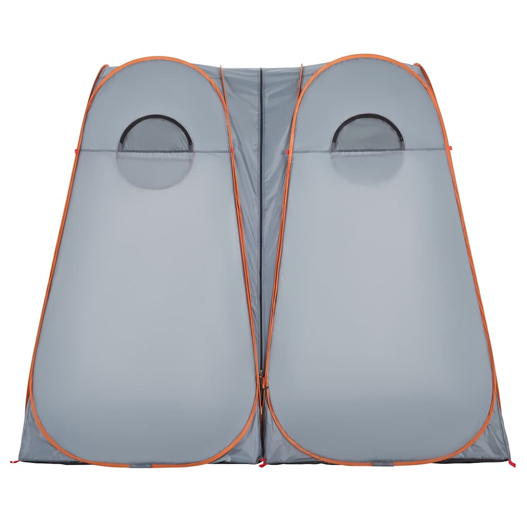 vidaXL Tente d'intimité gris et orange escamotable imperméable - Image 6
