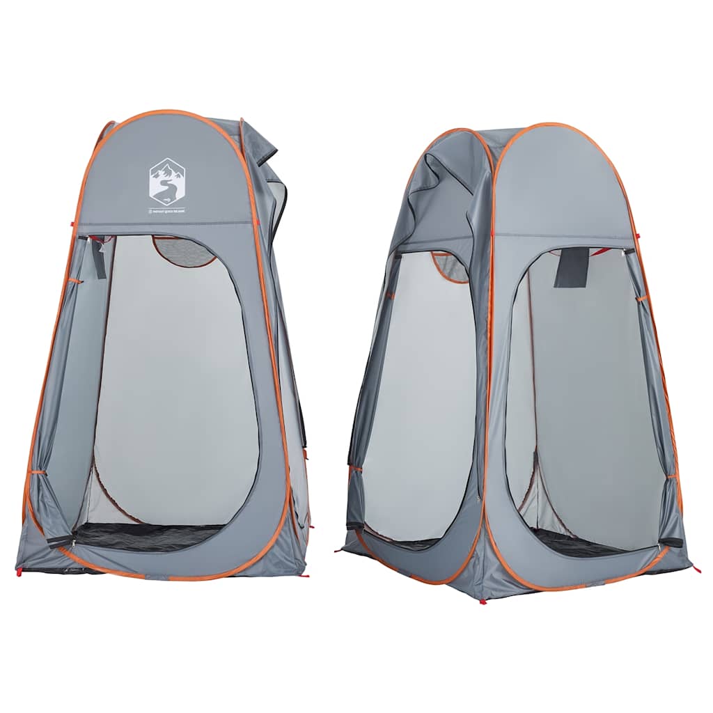vidaXL Tente d'intimité gris et orange escamotable imperméable - Image 5