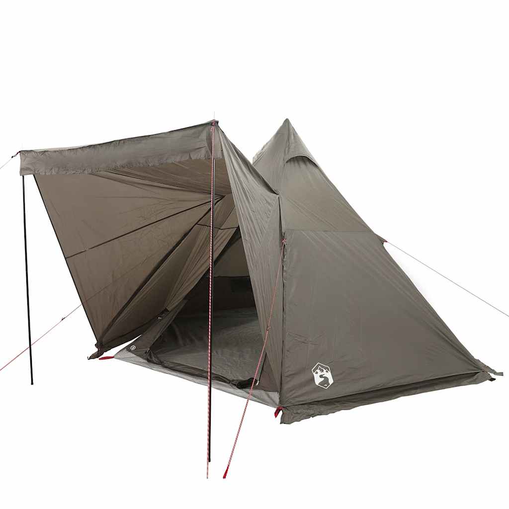 vidaXL Tente familiale tipi 6 personnes marron imperméable - Image 3