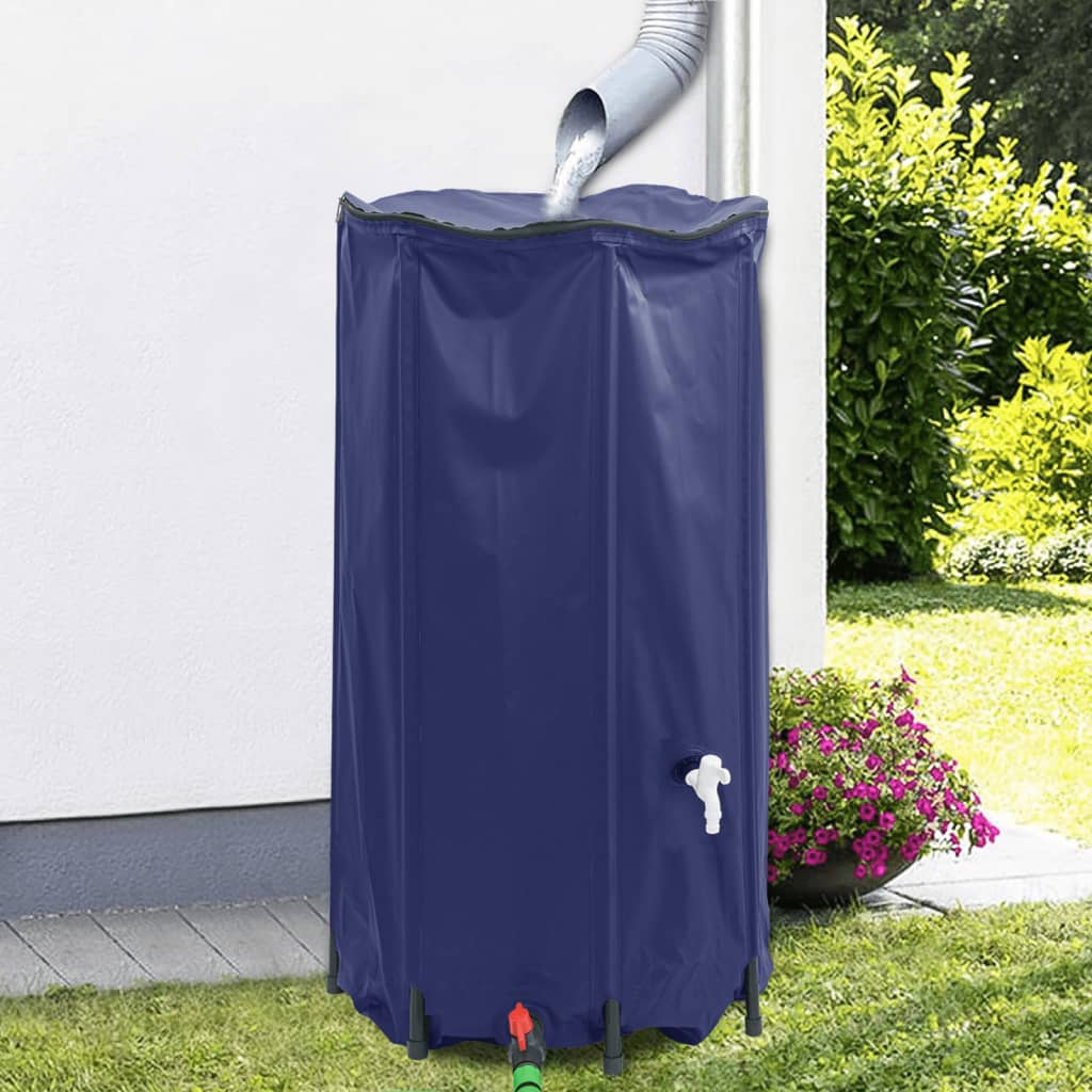 vidaXL Réservoir d'eau avec robinet pliable 250 L PVC