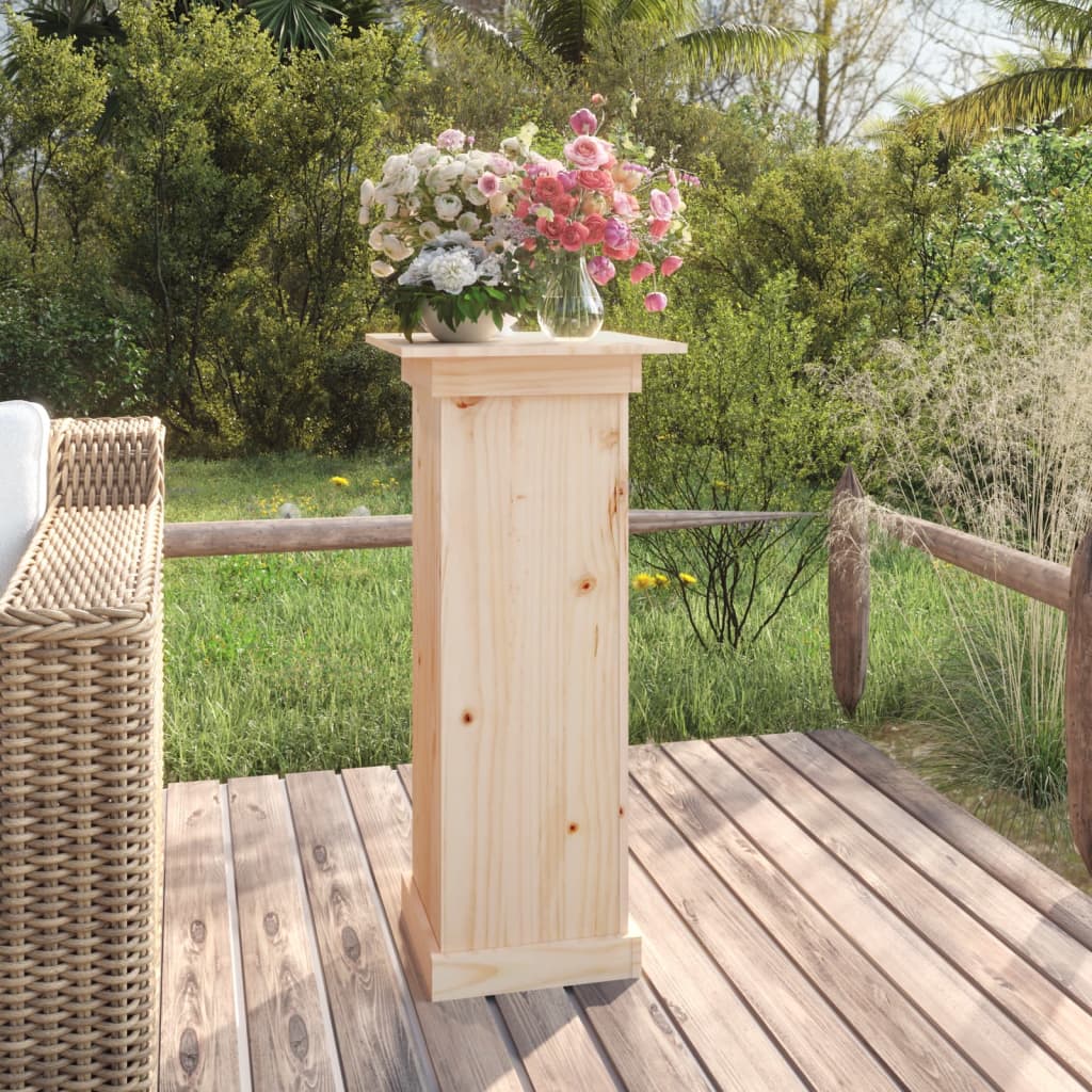 vidaXL Support à fleurs 40x40x90 cm Bois de pin solide
