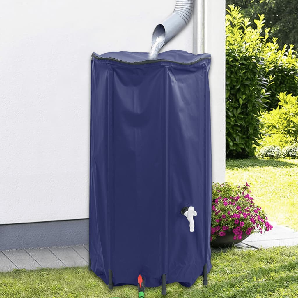 vidaXL Réservoir d'eau avec robinet pliable 380 L PVC