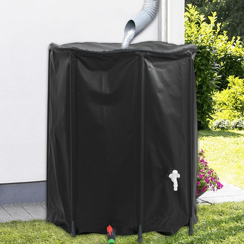 vidaXL Réservoir d'eau avec robinet pliable 1250 L PVC
