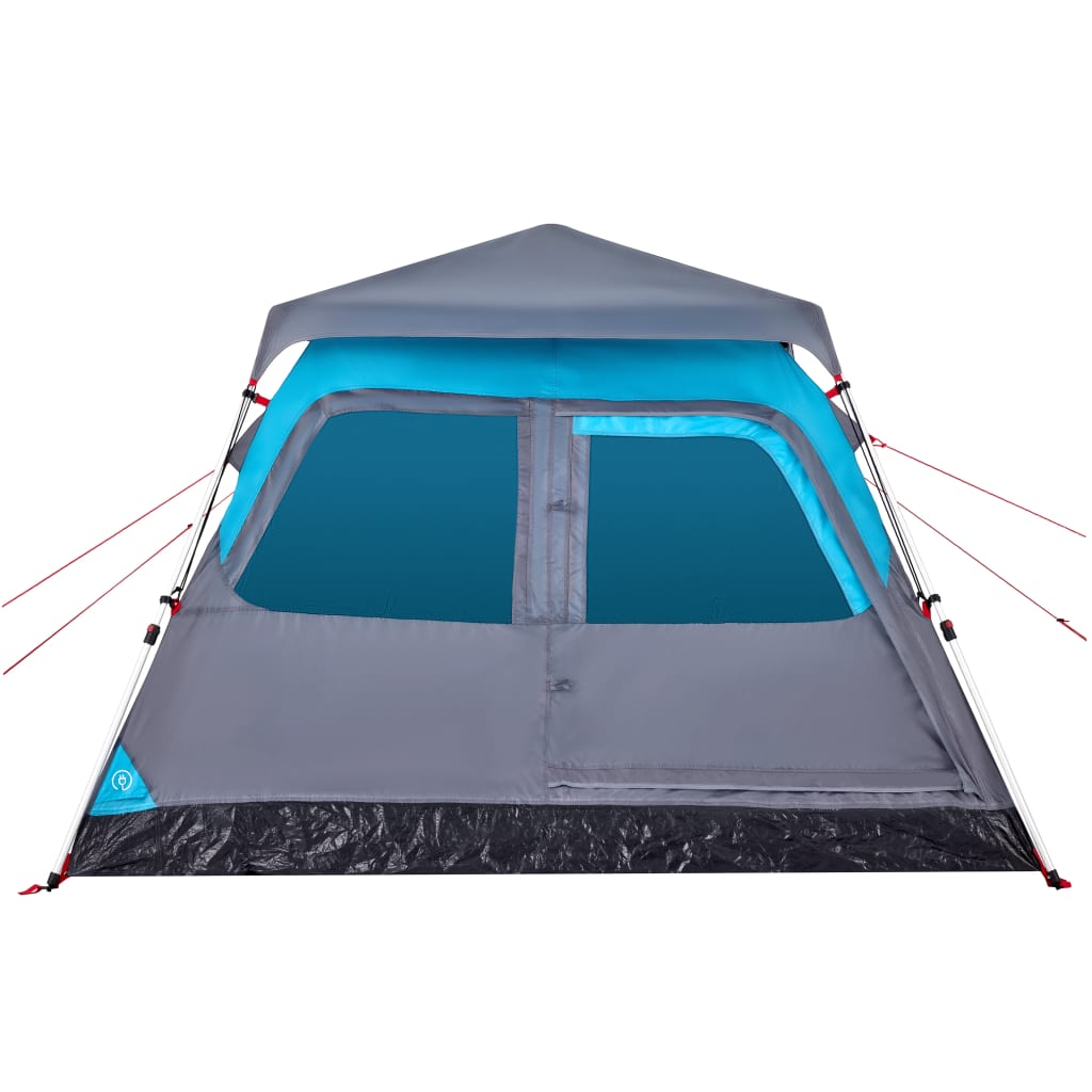 vidaXL Tente de camping à dôme 4 personnes bleu libération rapide - Image 6