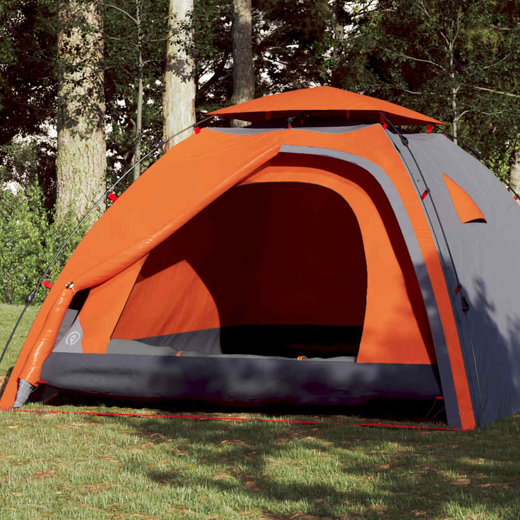vidaXL Tente de camping à dôme 4 personnes libération rapide