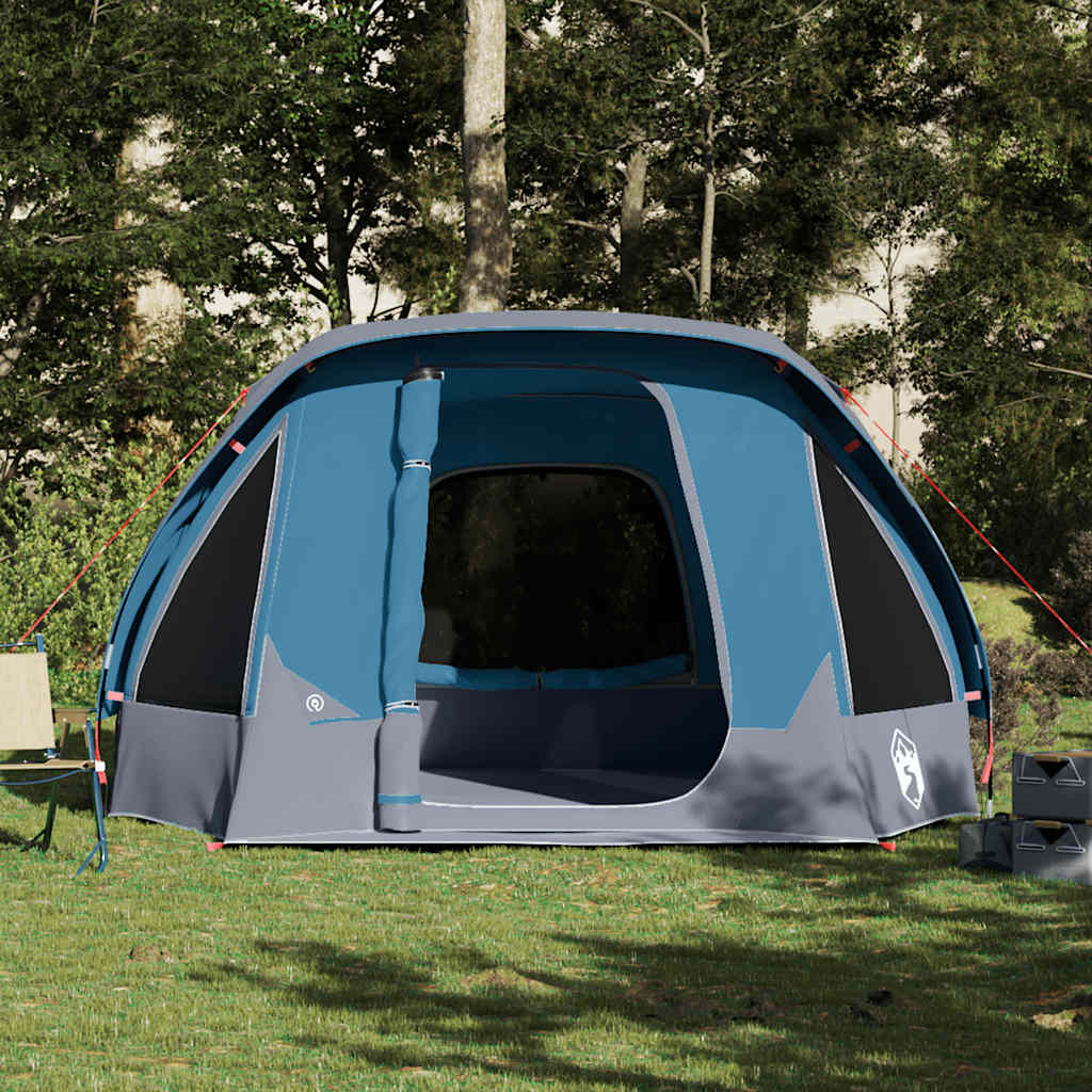 vidaXL Tente de cabine familiale 6 personnes bleu imperméable - Image 4