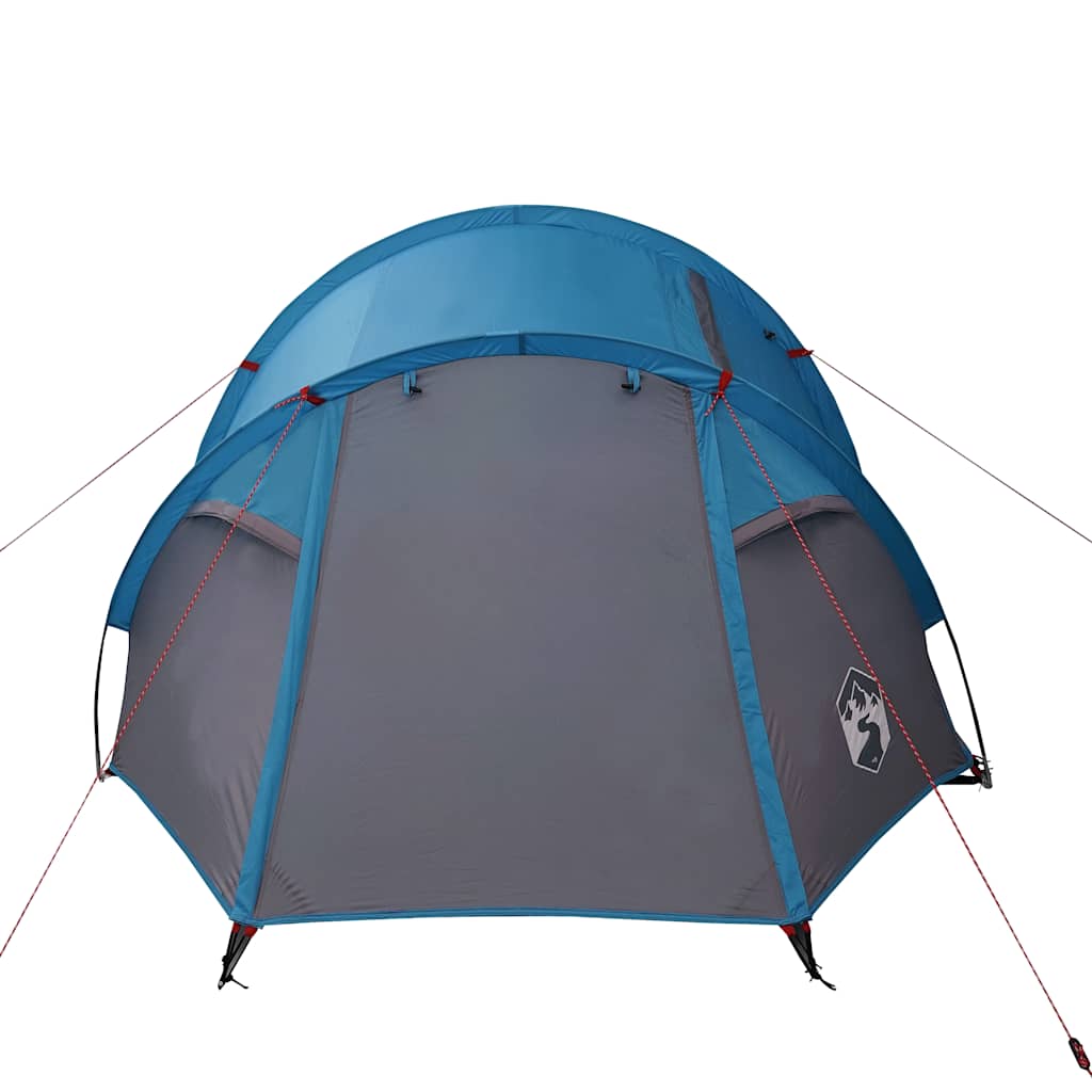 vidaXL Tente de camping tunnel 3 personnes bleu imperméable - Image 6